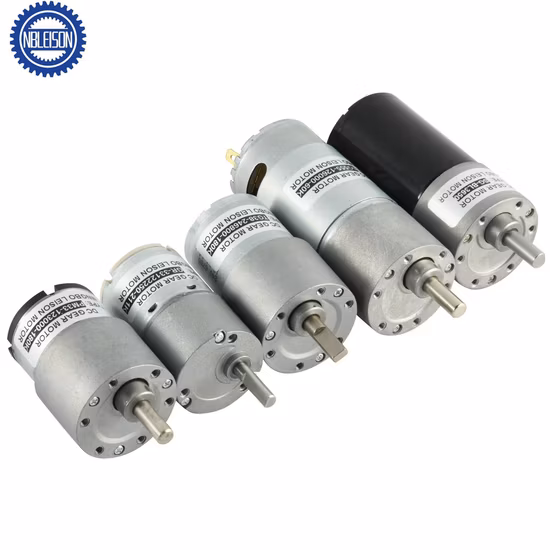 37mm 6V 12V 24 Low Rpm 1n. M High Torque Micro DC Gearbox Electric Metal Gear Motor for Robot and Electric curtain