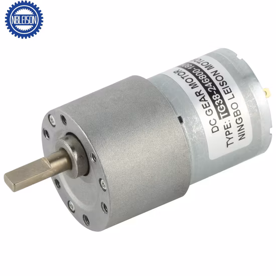 37mm 6V 12V 24 Low Rpm 1n. M High Torque Micro DC Gearbox Electric Metal Gear Motor for Robot and Electric curtain