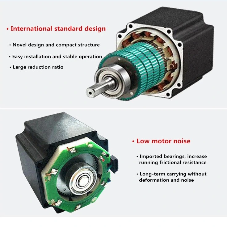 Low Vibration NEMA23 Electrical Brushless Closed Loop Integrated Step Stepper Stepping Motor for with Encoder for Laser Marking Machine