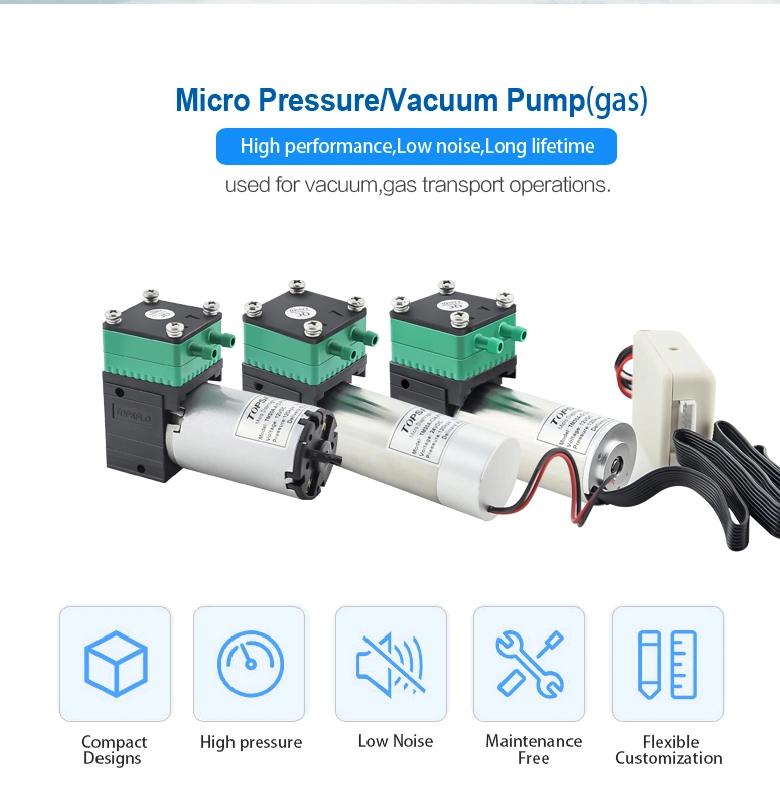 6V 12V 24V DC Micro Vacuum and Air Diaphragm Pump